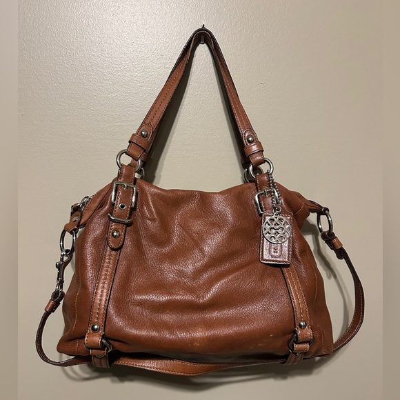 Coach Handbags - Coach Brown Leather Shoulder Bag